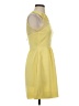 Esley Solid Yellow Cocktail Dress Size S - photo 4