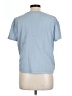 Assorted Brands 100% Cotton Blue Short Sleeve Henley Size L - photo 2