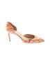 J.Crew Floral Orange Heels Size 7 1/2 - photo 1