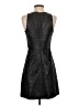 Milly Metallic Black Cocktail Dress Size 2 - photo 2