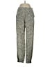 Gold Hawk 100% Silk Animal Print Silver Silk Pants Size S - photo 1