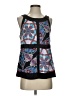 Nicole by Nicole Miller 100% Polyester Black Sleeveless Blouse Size XS - photo 1