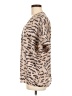 CAbi Animal Print Tan Short Sleeve Blouse Size M - photo 5