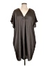 Vocal Gray Casual Dress Size L - photo 1