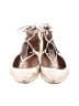 Aquazzura Metallic Gold Flats Size EU 36 1/2 - photo 2