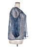 Lucca Couture 100% Polyester Silver 3/4 Sleeve Blouse Size XXL - photo 4