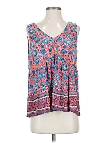 Blue Rain Sleeveless Blouse (view 1)
