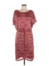 New Directions 100% Polyester Red Casual Dress Size 10 - photo 1