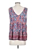 Blue Rain 100% Rayon Blue Sleeveless Blouse Size XS - photo 2