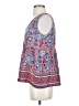 Blue Rain 100% Rayon Blue Sleeveless Blouse Size XS - photo 5