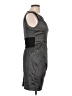 Assorted Brands Metallic Gray Cocktail Dress Size L - photo 4