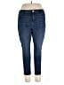 Simply Vera Vera Wang Solid Blue Jeans Size 18 - photo 1