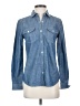 J. McLaughlin 100% Polyester Blue Long Sleeve Blouse Size XS - photo 1