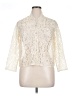 Positive Attitude 100% Polyester Ivory 3/4 Sleeve Blouse Size 14 - photo 1