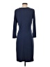 Ann Taylor Solid Blue Casual Dress Size 4 - photo 2