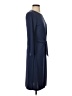 Ann Taylor Solid Blue Casual Dress Size 4 - photo 4