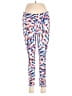 Lululemon Athletica Print Blue Leggings Size 6 - photo 1