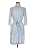 H&M 100% Viscose Blue Kimono Size 8 - photo 1