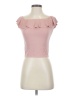 Ambiance Pink Short Sleeve Top Size S - photo 1