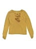 Mustard Pie Yellow Long Sleeve Top Size 10 - photo 1