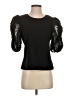 Flat White Black 3/4 Sleeve Top Size M - photo 1