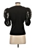 Flat White Black 3/4 Sleeve Top Size M - photo 2