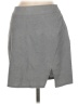 Shein Solid Gray Casual Skirt Size 6 - photo 1