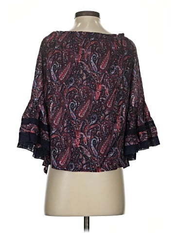Solitaire 3/4 Sleeve Blouse (view 2)