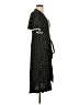 Beachgold Polka Dots Black Casual Dress Size XS - photo 4