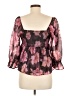 Thirty/Thirty 100% Polyester Burgundy 3/4 Sleeve Blouse Size M - photo 2