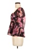 Thirty/Thirty 100% Polyester Burgundy 3/4 Sleeve Blouse Size M - photo 5