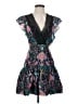Sandro Paisley Black Cocktail Dress Size S (estimated) - photo 1