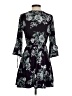 Rhapsody Floral Black Cocktail Dress Size P (estimated, petite) - photo 2