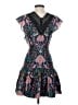 Sandro Paisley Black Cocktail Dress Size S (estimated) - photo 2