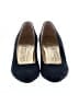 Bruno Magli 100% Leather Black Blue Heels Size 7 1/2 - photo 2