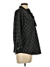 Adrienne Vittadini Polka Dots Black 3/4 Sleeve Blouse Size L - photo 4