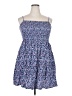 SO 100% Rayon Paisley Blue Casual Dress Size XXL - photo 1