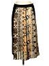 Per Se 100% Polyester Animal Print Gold Formal Skirt Size 4 - photo 1