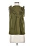 J.Crew 100% Cotton Green Sleeveless Blouse Size S - photo 1
