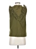 J.Crew 100% Cotton Green Sleeveless Blouse Size S - photo 2