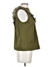 J.Crew 100% Cotton Green Sleeveless Blouse Size S - photo 4