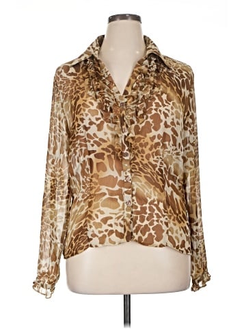 Metrostyle Long Sleeve Blouse (view 1)