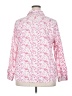 Old Navy 100% Cotton Floral Pink Long Sleeve Button-Down Shirt Size XXL - photo 2
