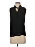 Ann Taylor 100% Polyester Black Sleeveless Blouse Size XS - photo 1