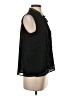 Ann Taylor 100% Polyester Black Sleeveless Blouse Size XS - photo 4