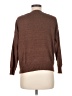 Et Clet 100% Acrylic Brown Pullover Sweater Size M - photo 2