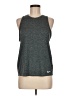 Nike 100% Polyester Gray Active Tank Size M - photo 1