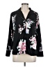 Flora Nikrooz 100% Polyester Floral Black Long Sleeve Blouse Size M - photo 1