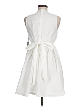 chinese dress ladies Fine Linen Dress With Pintuck Detail
