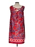 Apt. 9 Paisley Red Casual Dress Size L - photo 2